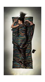 Cocoon Silk TravelSheet 86"x35" Afr Rainbow