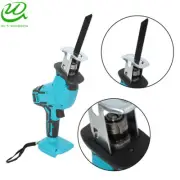 1X Cordless Reciprocating Saw Wood Metal Cutting Tool 4x Blades For AU