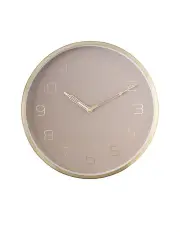 [One Six Eight London] Lily 30Cm Dusty Rose Silent Wall Clock