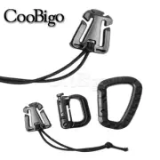Set of 3 Webbing Plastic Sternum Buckle D Ring Tactical Backpack Outdoor Kits
