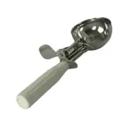 Thunder Group SLDS010 3-1/4 oz Stainless Steel #10 Ivory Handle Disher