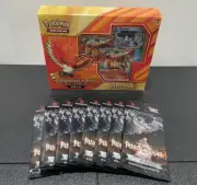 Pokemon TCG Legendary Battle Ho-Oh Deck & Weiss Schwarz Attack on Titan Packs 8x