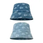 Outdoor Women Bucket Hat Wide Brim Fisherman Hat Fishing Camping Fisherman Hat