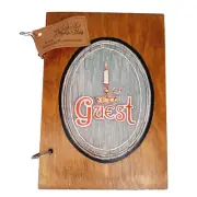 Cape Craftsmen Wood Colonial Guest Registry Book Bed & Breakfast Weddings Events