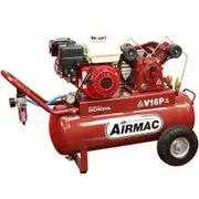 AIRMAC 6.5hp 60l 195 L/Min Honda Petrol Air Compressor AM V16P-H