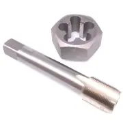 US Stock HSS M18 x 1mm Tap & M18 x 1mm Hexagon Die Metric Thread Right Hand Set