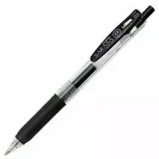 10 x Zebra Sarasa Clip Gel ink Ballpoint pen 1.0mm BLACK B-JJE15-BK