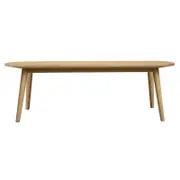 Huntley Solid Oak Bench - Natural