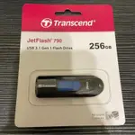 TRANSCEND 創見 256GB JETFLASH790 USB3.1隨身碟-經典黑