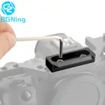 BGNING 快速釋放安全 NATO TRACK MINI 1/4" 3/8" 安裝夾滑塊適配器,適用於 DSLR 相機