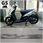 山葉 PUTIH YAMAHA MIO 摩托車車身裝飾貼紙 STRIPING 2009 白色