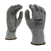 Cordova 3711GXL Valor Salt & Pepper 13-Gauge HPPE Shell Gloves, Gray...