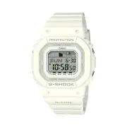 Casio G-Lide Mid Dig Natural Surf Led Moon Tide World Time 200M Water Resistant White Face And Resin Band GLXS5600-7B
