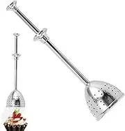 Sugar Powder Spoon | Stainless Steel Powder Shaker Flour Shaker Sustoni Set, Stainless Steel Flour Powder Filter Spoon for Flour, Spices,