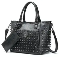 在飛比找ETMall東森購物網優惠-Annmouler New Rivet Women Bag 