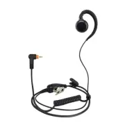 1-Wire C-Shape Swivel Earpiece Headset with in-Line Mic & PTT Button for Moto...