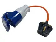 Outdoor Revolution Cable Adaptor UK Mains Plug To 240V Hook-Up Adaptor