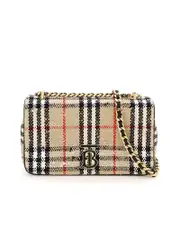 Burberry Lola Crossbody Bag in Vintage Check