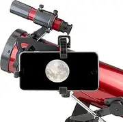 Red Planet Series 35-78x76mm Newtonian Reflector Telescope with Universal Smartphone Digiscoping Adapter & CarsonCam Phone App (RP-100SP)
