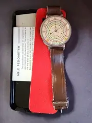 Vintage Mile Pedometer Mile Counter For Pedestrians