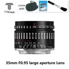 TTartisan 35mm F0.95 Large Aperture Lens for Sony E Mount A7c A9II A6600 Camera