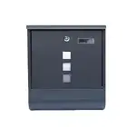 Lockable Mailbox with Secure Key Lock Wall Mount Mailbox for Home Garden Service
