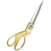 Professional Heavy Duty Tailor Scissors, Sharp Stainless Steel 8" Gold Dressm...