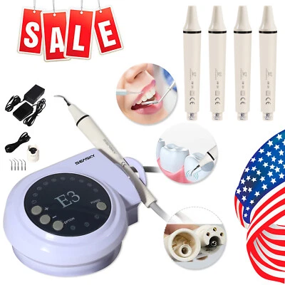 Dental Ultrasonic Piezo Scaler 5*Tips fit EMS Cavitron Woodpecker / 4*Handpieces