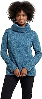 [Mountain Warehouse] Idris Womens Fleece Top - Soft Touch, Breathable Sweater, Quick Dry Pullover, Antipill Ladies Top - for Walking, Travelling in Winter