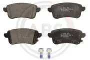 Rear Brake Pads Set A.B.S. 35348 for Renault Captur Talisman Zoe