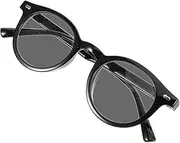[TOGEVAL] 1 Pair Round Frame Sunglasses Glasses Sun Glasses Sunglasses Men Polarized Circular For Men Light Driving Party Sun Cycling Oversized Summer Eyewear Black Plastic