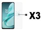 3 Pack Tempered Glass Protector, Anti Scratch, for OnePlus Nord N30 5G