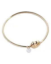 Baublebar Lucia Shell & Imitation Pearl Bangle Bracelet