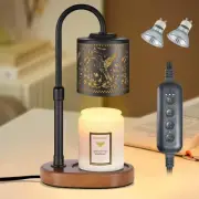 Dimmable Candle Warmer Lamp with Timer Adjustable Height for Scented Jar Cand...