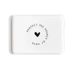Fruit Plate Simple Frosted Reusable Dessert Serving Tray 4 Styles Nordic Style