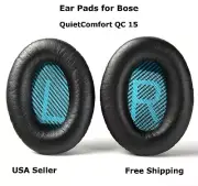 Ear Cushion Pads Pair Black for Bose QuietComfort QC 15 Free Shipping