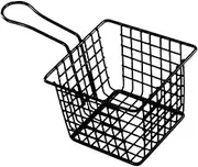 Fonowx Deep Fry Basket French Fries Server Easy Clean Multipurpose French Chip Fryer Basket, Large