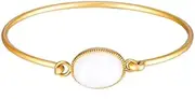 [Generic] Silver Gold Plated Hetian Jade Personality Temperament Ladies Everything Can Silver Bracelet Bracelet