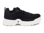 Sneakers Windsor Smith HEIST N in black nubuck - Women's Shoes