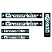 Crossrider - BMX PRO 2 - Blue decal set - Old school bmx