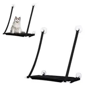 Single Dual Layer Hanging Cat Bed Soft Plush Cat Hammock for Kitten Cat Cage