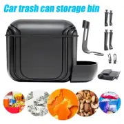 Mini Car Trash Can Storage Bin Leakproof Trash Bin With Lid For Back Seat Door