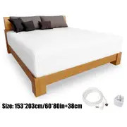 OZNALA Earth Grounding Fitted Sheet King Queen Size Grounded Conductive Bed Sheets