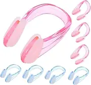 GALPADA 8pcs Silicone Nose Clips for Swimming Diving Snorkeling Comfortable Fit Adult Nose Plugs Multi-use Clamp