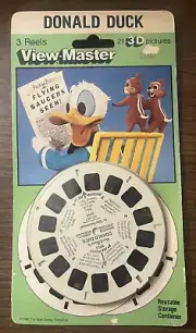 Donald Duck View Master 3 Reel Set ~ NOS, 3005, 1986, Unopened