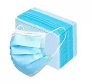 100pcs Kids Disposable Face Mask Blue 3Ply Earloop Child School Masks Breathable