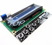 New 1602 LCD Board Keypad Shield Blue Backlight For Arduino Duemilanove Robot