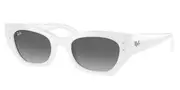 Ray-Ban RB4430F Zena Asian Fit 675911 Men's Sunglasses White Size 52