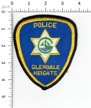 OOS GLENDALE HEIGHTS -- ILLINOIS POLICE COLLECTIBLE PATCH