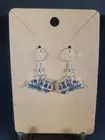 Steam Engine Earrings - 925 Fish Hooks